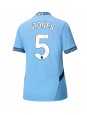 Manchester City John Stones #5 Domácí Dres pro Dámské 2024-25 Krátký Rukáv